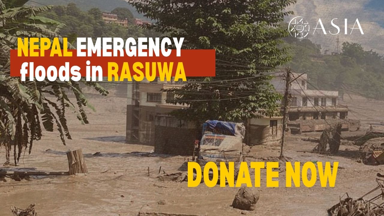 Spendenaufruf – Nepal, Rasuwa: Der Distrikt, in dem ASIA tätig ist, wurde von einer katastrophalen Überschwemmung getroffen (Update)